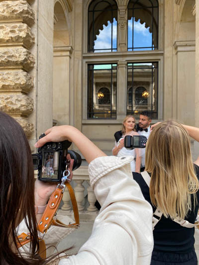 Nachhaltige Brautmode Hamburg - ein Brautpaar wurde in Hamburg fotografiert